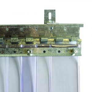 Strip Curtain Hardware - Galvanised Swivel Bracket Complete 200mm